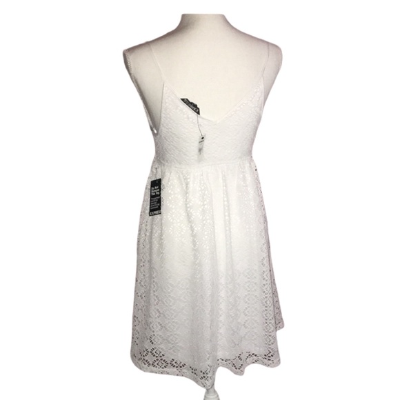 EXPRESS White Crotchet Sundress S - Picture 3 of 8